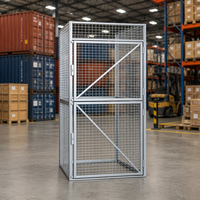 Clôture en maille enduite extra large de 72 pouces de large avec modélisation 3D pour le stockage d'objets volumineux