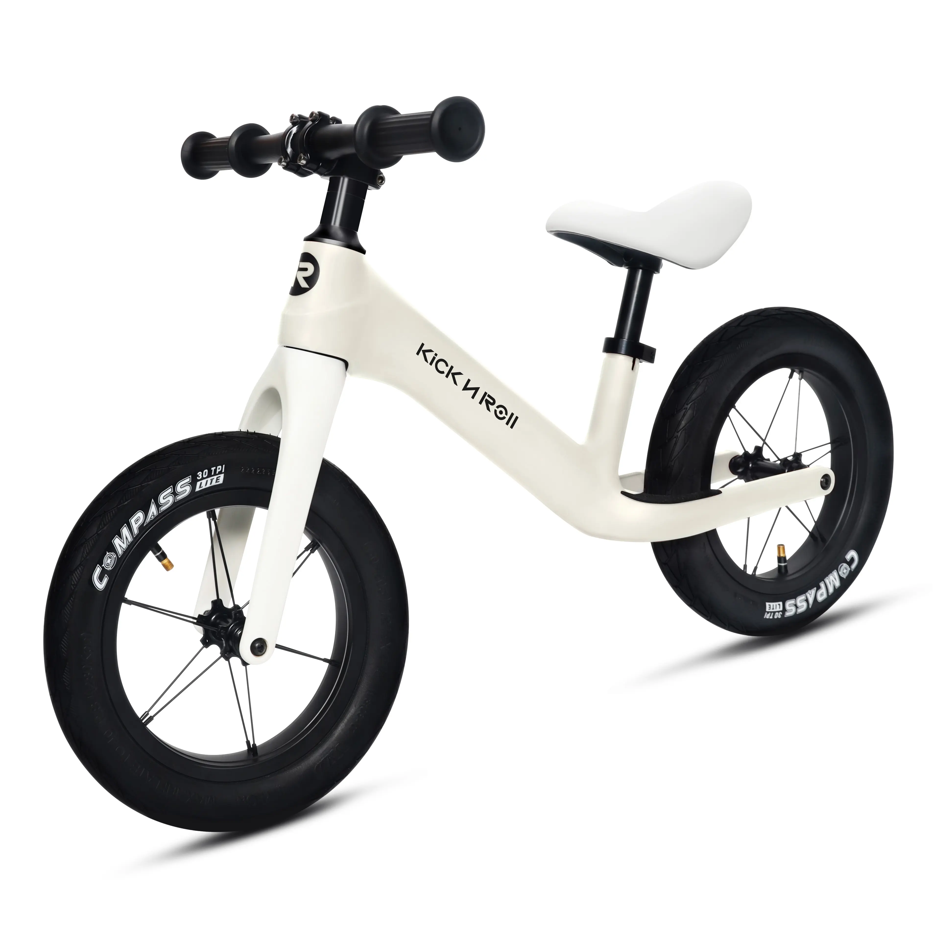 OEM Balance Fahrrad Kids Balance Bike mit 12 Zoll Gummi Luftreifen, verstellbarer Sitz