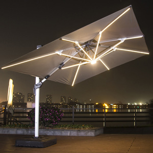 Sombrilla de Alta Calidad, Parasol de Aluminio, Muebles de Exterior, Sombrilla con Protección Solar para Patio y Playa - Product Image 6