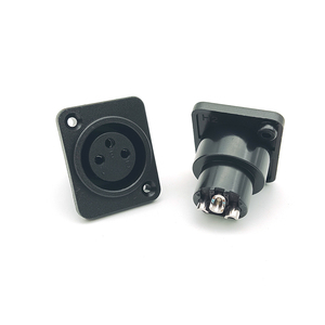 <span class=keywords><strong>3</strong></span>针母插孔面板安装机箱XLR音频插孔插座连接器适配器 - Product Image 1