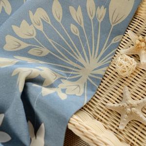 ผ้าม่านผ้าฝ้ายลินินพิมพ์ลายดอกไม้สำหรับห้องนั่งเล่นสีฟ้า<span class=keywords><strong>2022</strong></span>สไตล์ใหม่ - Product Image 3