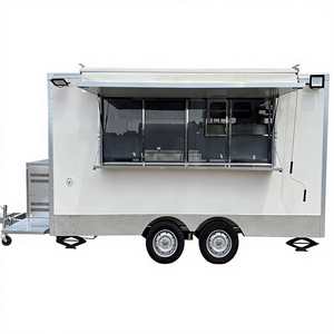 Remolque de Comida Multifuncional Vintage de Bajo Costo, Carrito de Kebab, Hot Dogs y Churros, <span class=keywords><strong>Caravana</strong></span> Móvil con Ruedas para Cocina y Bar, Europa y Australia - Product Image 6