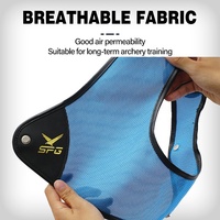 Protection de poitrine SPG Archery Sport pour tir à l'arc, ensemble arc recurve et arc à poulies, réglable, pour compétition, chasse et entraînement