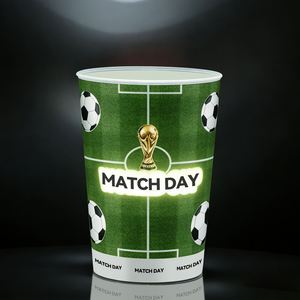 Gobelet en plastique PS lumineux de 12 oz, personnalisable pour le soutien d'équipe, la promotion de marque, les cadeaux d'entreprise, directement de l'usine - Product Image 5