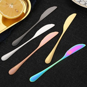 Baking Tools Serrated Blades Pizza Cake Spatula Stainless Steel Mooncake <strong>Cutter</strong> and Fruit Fork - Product Image 6
