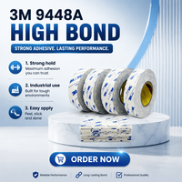9448A for Die Cut Double Sided Acrylic Textured Paper Tape Pressure Sensitive 0.15mm Thickness High Density Molding Pressure