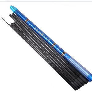 Canne à pêche télescopique en fibre de carbone 3.6m-6.3m <span class=keywords><strong>Mini</strong></span> Portable rapide pour le composite de pêche en rivière Lake Stream - Product Image 5