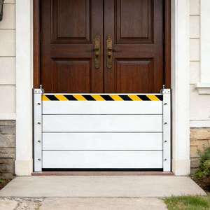 Système de barrière anti-inondation industrielle robuste en <span class=keywords><strong>aluminium</strong></span> de grade T5, murs de défense anti-inondation amovibles pour l'extérieur - Product Image 5