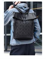 Sac à dos d'étudiant de grande capacité, tendance, de qualité, en PU, imperméable, pour ordinateur portable, avec poches