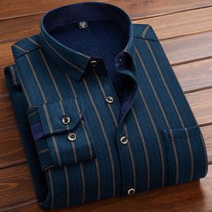Chemises à carreaux chaudes d'automne et d'hiver pour hommes – Vêtements d'affaires de <span class=keywords><strong>soirée</strong></span> et de bureau de haute qualité – Hauts de mode masculins pour l'hiver – Vente en gros - Product Image 6
