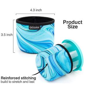 Funda Aislante para Contenedor de Helado de 24oz, Bolsa Reutilizable para Congelador, para Postres Congelados Caseros, Gelato, Ecológica, de Neopreno, para Regalo - Product Image 4