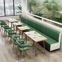 Ensembles de mobilier de restaurant en gros, banquettes de cantine, sièges de loisirs, mobilier de café, tables et chaises, ensemble de mobilier de salle à manger en métal