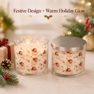 AIKUN Custom Packaging Christmas Handmade Scented <b>Candle</b> Festive Decorative <b>Gift</b> Box <b>Set</b> with Soy Wax Glass Cup - Product Image 1