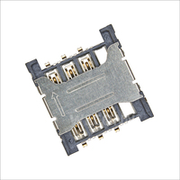 Connecteur de carte MICRO SIM WECONN WL-SIM150-051 6PIN+0 H=1.48mm Push-Pull, connecteur personnalisable carte-carte