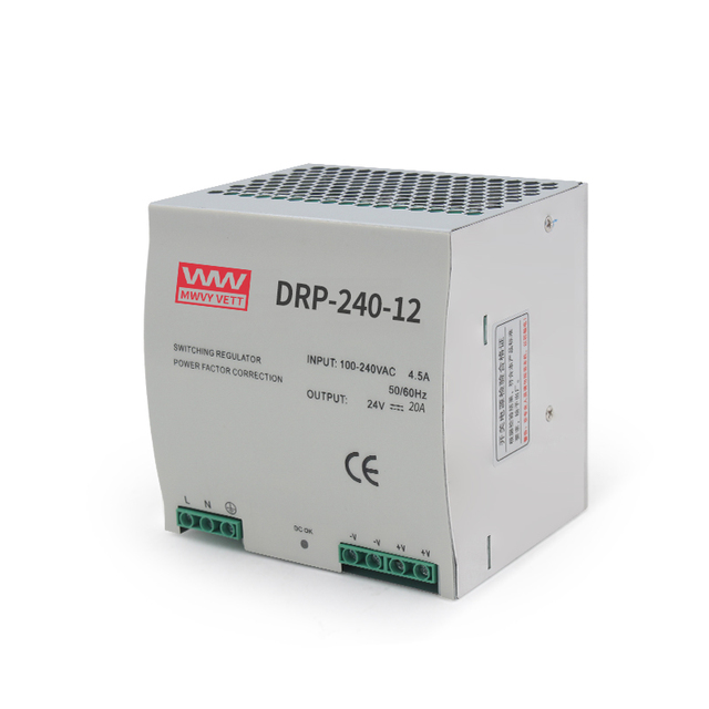 DRP-240-12 240W 12V 20A 240vac Power Supply 20w 12 Volt Power Supply Mini Din Rail Power Supply