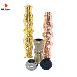 Сатиновые никелевые металлические лестничные детали 5/8 дюйма, круглые балясины, ошейники, костяшки для рынка Канады - Product Image 4