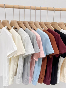 <span class=keywords><strong>T</strong></span>ùy Chỉnh Thiế<span class=keywords><strong>t</strong></span> Kế Logo Của Phụ Nữ 2025 Mùa Hè Cotton Ngắn Tay Áo <span class=keywords><strong>T</strong></span>-Shirt Màu Hồng Top Nửa Tay Áo Thiế<span class=keywords><strong>t</strong></span> Kế Crop Tops <span class=keywords><strong>T</strong></span>-Shirts - Product Image 6