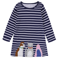 Robes d'automne pour filles, vêtements pour enfants, robes à manches longues, robe de princesse pour petite fille, vêtements pour bébé fille, robes en coton pour filles