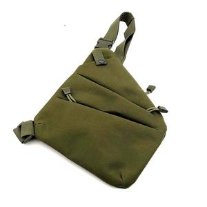 Sac de poitrine tactique antivol à une épaule pour homme personnalisé, multifonctionnel, en nylon, avec fermeture éclair, pour les loisirs de plein air, le sport, le rangement, la mode - Product Image 3