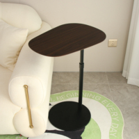 Table console moderne minimaliste ADA Furniture, nouvelle table en MDF avec réglage pneumatique de la hauteur, durable et stable, pour le salon.