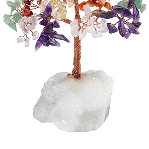 Vente en gros d'usine, amas de cristal de citrine naturelle, base en cristal, pierre porte-bonheur, pierre précieuse porte-bonheur, <span class=keywords><strong>arbre</strong></span> de cristal de vie, Feng Shui, fait à la main - Product Image 3