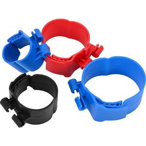 Nylon Pipe Clamp Red <b>Engineering</b> <b>Plastics</b> Air Conditioner Parts - Product Image 3