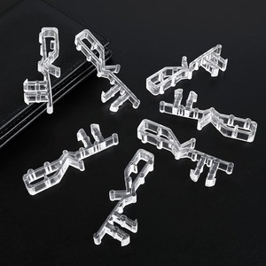 Clips ouverts supérieurs et inférieurs de bonne qualité pour stores romains Clip en plastique Installation extérieure - Product Image 3