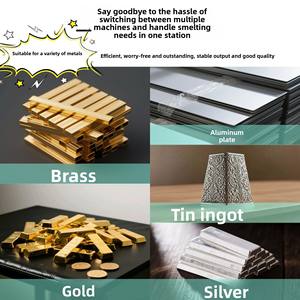 Horno de Fusión por Inducción de Frecuencia Media, Capacidad 3KG, para Fundir Oro, Plata y Cobre, 6KW, 1450°C, Alta Temperatura, Portátil - Product Image 6