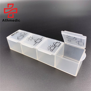 2025 athmedic cấp thực phẩm biểu tượng tùy chỉnh mờ Matt cảm giác 4 trường hợp <span class=keywords><strong>Pill</strong></span> Box 4 khoang <span class=keywords><strong>Pill</strong></span> Box trường hợp - Product Image 6