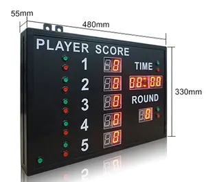 Ngoài trời LED scoreboard với nixie Ống billiard Board LED sản phẩm điện tử LED scoreboard sử dụng cho phòng tập thể dục