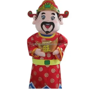 Grappige God van fortuin mascotte kostuum/mascotte kostuums china/mascotte