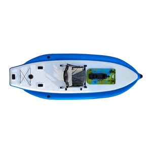 Planche de <span class=keywords><strong>paddle</strong></span> <span class=keywords><strong>gonflable</strong></span> double couche en PVC rouge de haute qualité Yak Outdoors YKI-8 avec système de ailerons standard – Idéale pour les lacs et les rivières - Product Image 1