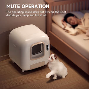 Caja de arena automática para <span class=keywords><strong>gatos</strong></span> de 50L, con control inteligente por aplicación, <span class=keywords><strong>autolimpiable</strong></span>, para mascotas, electrónica - Product Image 4