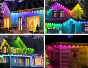 New thông minh RGB vĩnh viễn giáng sinh ngoài trời bên ngoài kỳ nghỉ trang trí IP67 eave App + Điều khiển từ xa không thấm nước LED điểm ánh sáng - Product Image 5