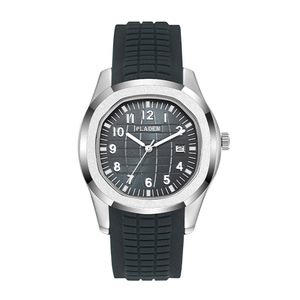 <span class=keywords><strong>Orologio</strong></span> al Quarzo PLADEN da <span class=keywords><strong>Uomo</strong></span>, Stile Sportivo, <span class=keywords><strong>Verde</strong></span> Blu, Cinturino in Silicone e Acciaio, Impermeabile, Lancette Luminose - Product Image 6