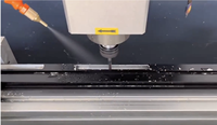 Máquina de Fresado de Aluminio CNC de Precisión, Tres en Uno, Diseño Integrado, Rendimiento Estable