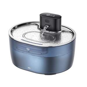 Fontaine à eau intelligente pour animaux de compagnie, distributeur automatique à circulation continue pour chiens et chats, en acier inoxydable, 900g, détachable, alimenté par charge - Product Image 5