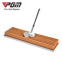 PGM DJD055 Tapis d'entraînement de golf pour simulateur de swing et de frappe, gazon long 5x1.3x0.55
