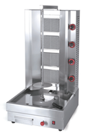 Machine à Kebab à gaz Shawarma, Grill à 5 brûleurs, moyen-orient