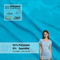 Tops Deportivos Personalizados a Medida, 92% Poliéster, 8% Elastano, 175 GSM, Suaves y Lisos, Ropa Deportiva Elástica, Tejido Jacquard para Mujer