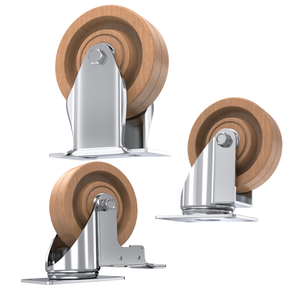 WeiHang Castors 3 Zoll Starre Rollen Tee wagen Hoch temperatur Backofen Rack Lenkräder - Product Image 1