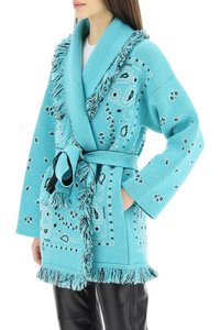 Cardigan da Donna Personalizzato, Design Invernale alla Moda, Stile Retrò con <span class=keywords><strong>Frange</strong></span>, Scollo a V, Lavorazione Jacquard e Cordoncino - Product Image 2