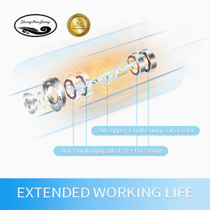 Producto Popular: Motor de Husillo de Alta Frecuencia de 1.5KW ER16 Refrigerado por Aire con Correa Cuadrada, 110V/220V, para Perforación en Máquinas de Grabado CNC - Product Image 2