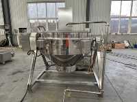 Industriële Automatische Roerwerk Ketel Kookmixer Machine Met Motor En Lager Kerncomponenten Keukenapparatuur