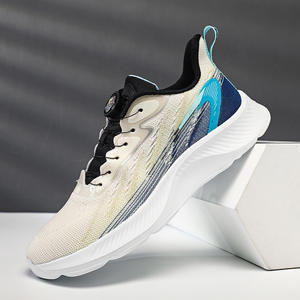 Tendencia de la moda, superficie de malla tejida con mosca, nuevos zapatos ligeros, transpirables, cómodos e informales para hombres - Product Image 6