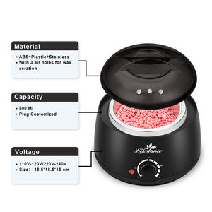 Calentador de Cera Mini Lifestance de 500 ml, Máquina Profesional para Depilación, Calentador de Cera Blanca para Derretir Granos de Cera - Product Image 3
