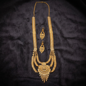 Joyería de moda chapada en oro de 14K 18K 24K al por mayor, conjunto de joyería larga, joyería larga tradicional, joyería chapada en oro de latón - Product Image 1