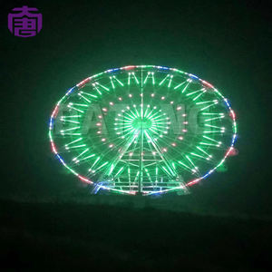 <b>Ferris</b> <b>Wheel</b> Led Point Light Pilots White Pvc Plastic Garden Landscape Amusement Park Lighting Ip65 Rating For Theme Parks - Product Image 3