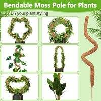 120cm pliable mousse pôle plante Monstera plantes grimpantes intérieur coco pôle bâtons Support piquets plantes en pot Pothos Philodendron