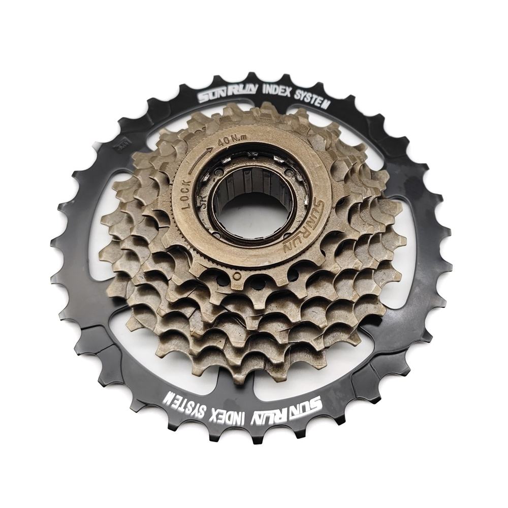 SUNRUN Bicycle Speed Index Freewheel 14-32T Cycling Flywheel 3x7S Bicycle  Multiple Freewheel